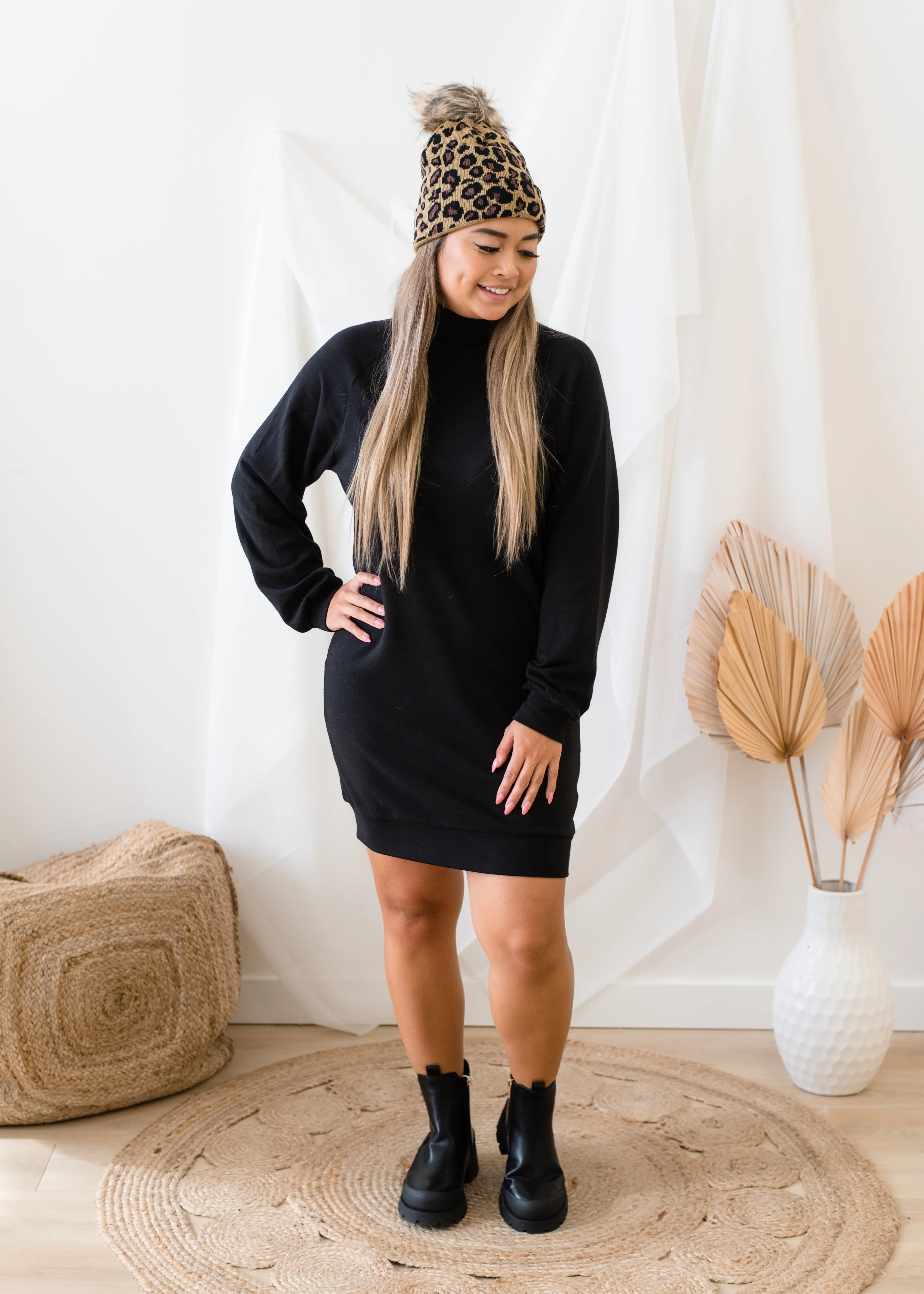 The Amber Luxe Fleece Dress