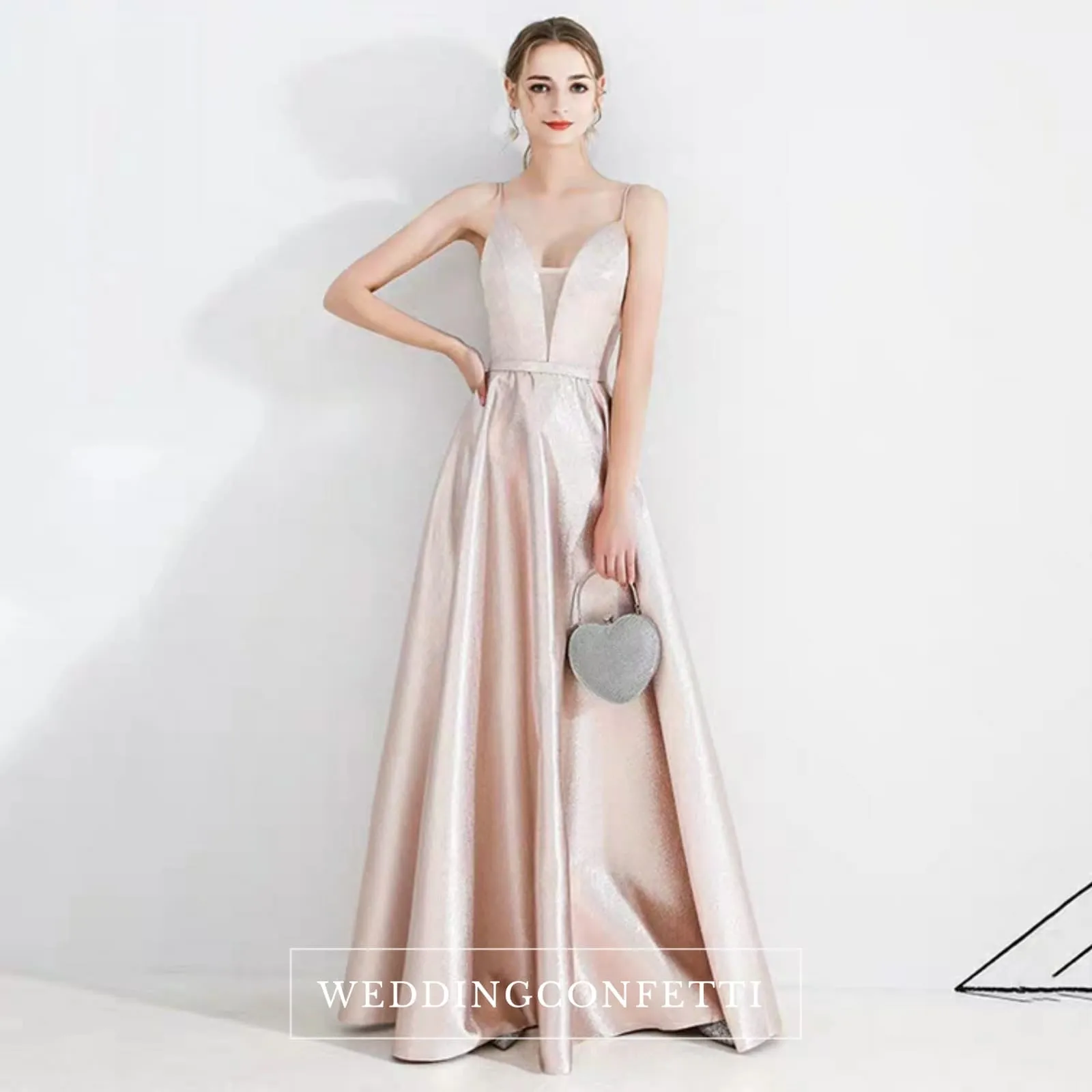 The Irina Sleeveless Pink Gown