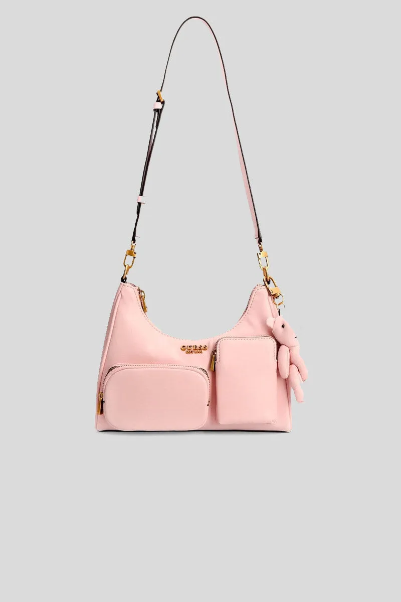 Utility G Crossbody Hobo - Powder Pink