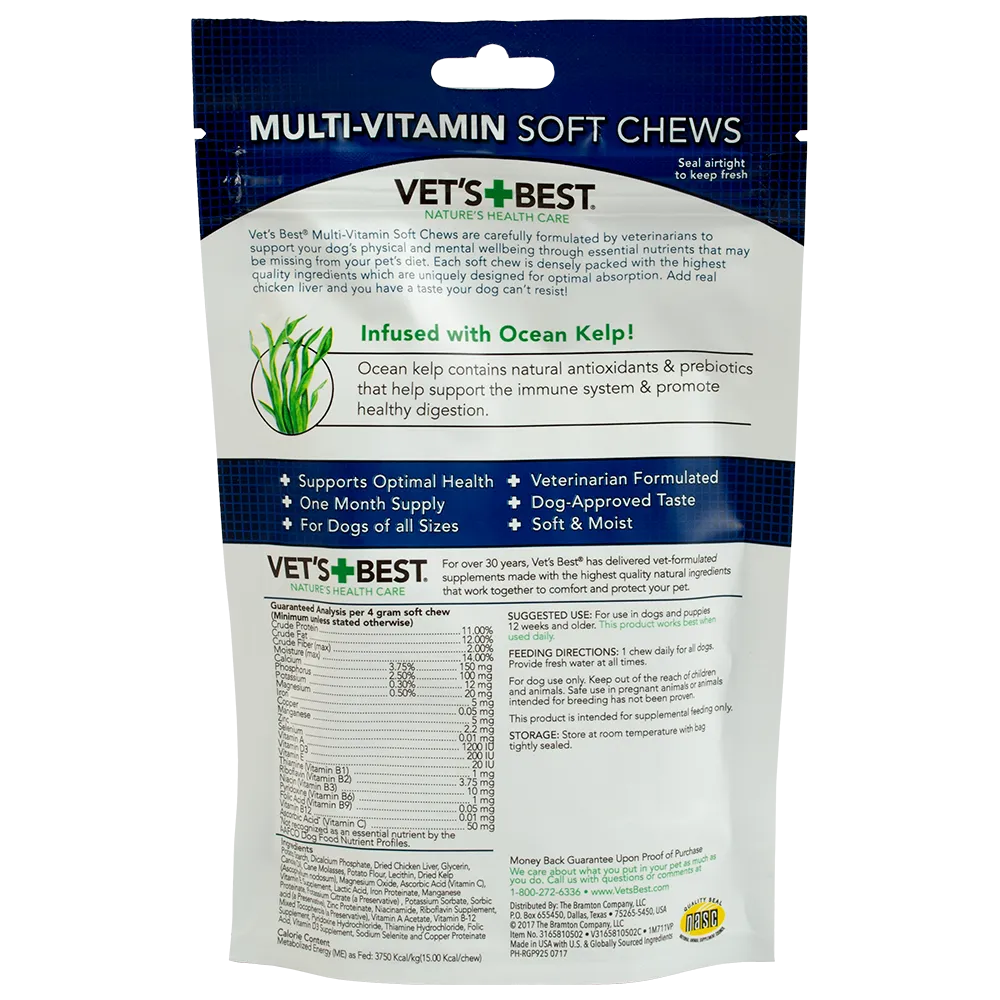 Vet's Best Multi-Vitamins Soft Chews 30ct