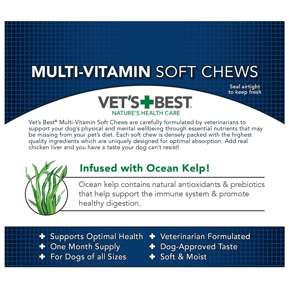 Vet's Best Multi-Vitamins Soft Chews 30ct