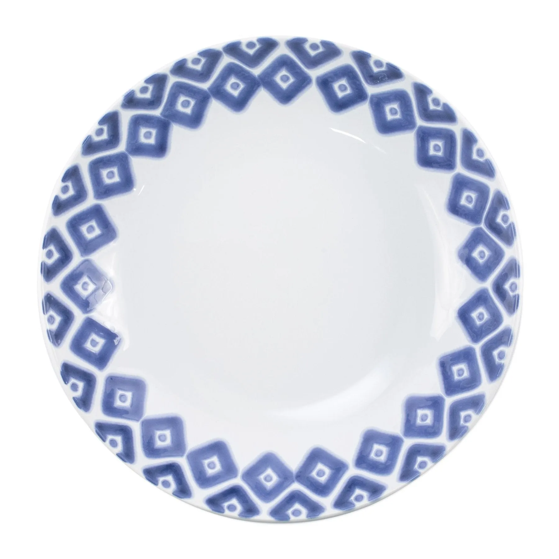 Vietri Santorini  Diamond Medium Serving Bowl