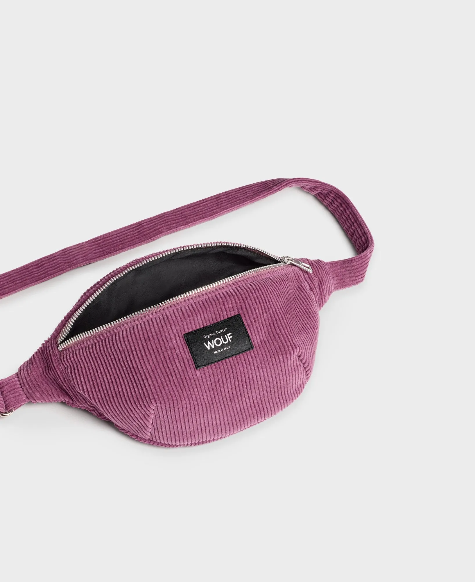 Waist Bag in Mauve Corduroy