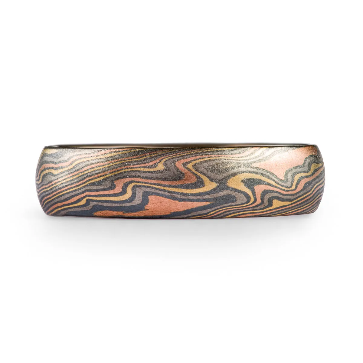 Wilderness Firestorm Palette Ring in Twist Pattern