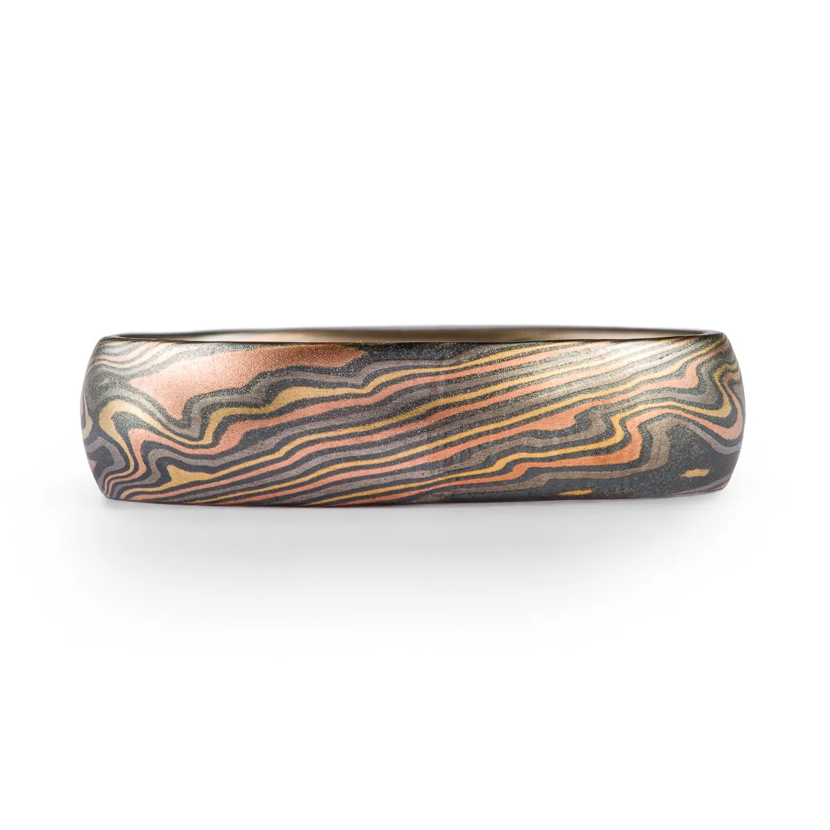 Wilderness Firestorm Palette Ring in Twist Pattern