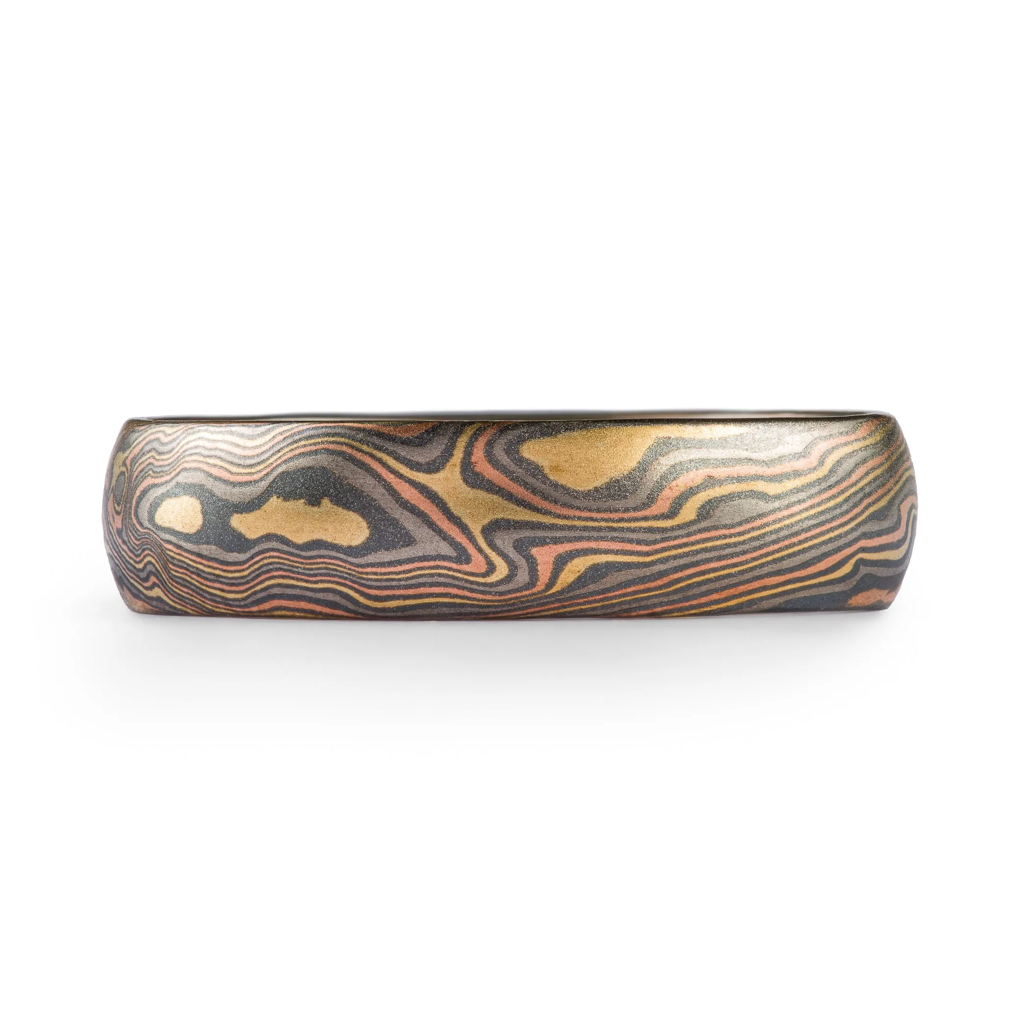 Wilderness Firestorm Palette Ring in Twist Pattern