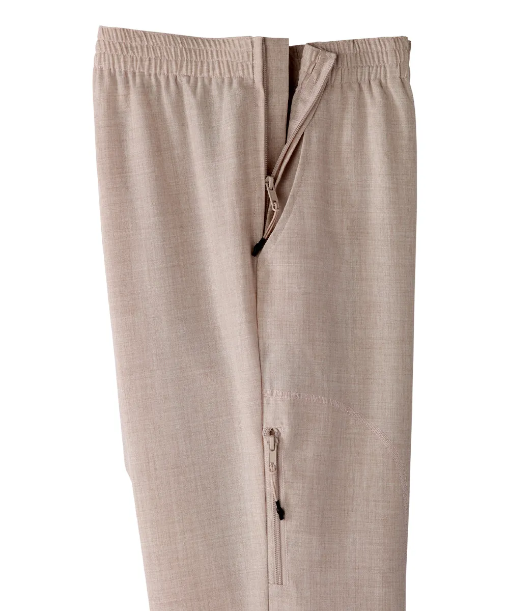 Women's Side Zipper Linen Pants